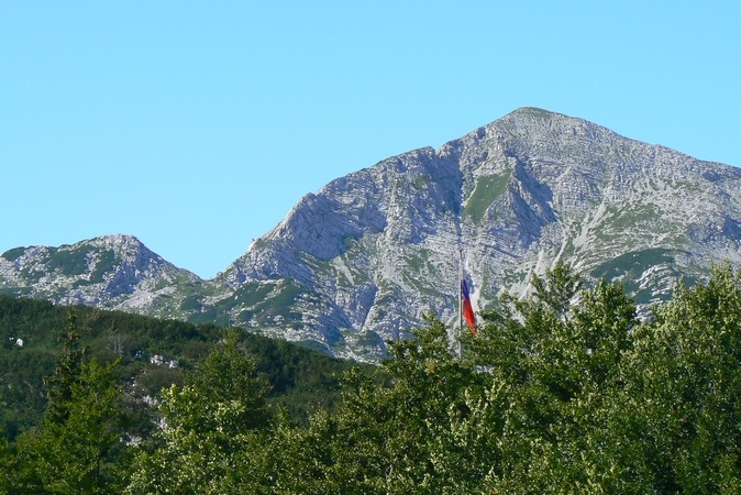 Vstup na Vogel 1922 m.