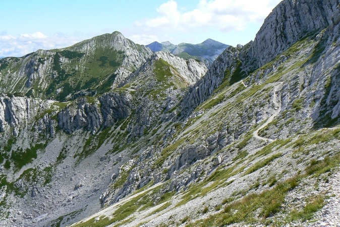 traverz vrcholu Vogel