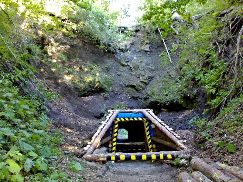 Tunel-celkový pohľad, kremnická strana