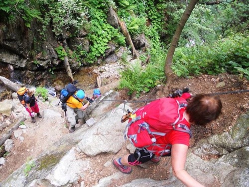 To ešte nie je ferrata, i keď sa tak tvári.