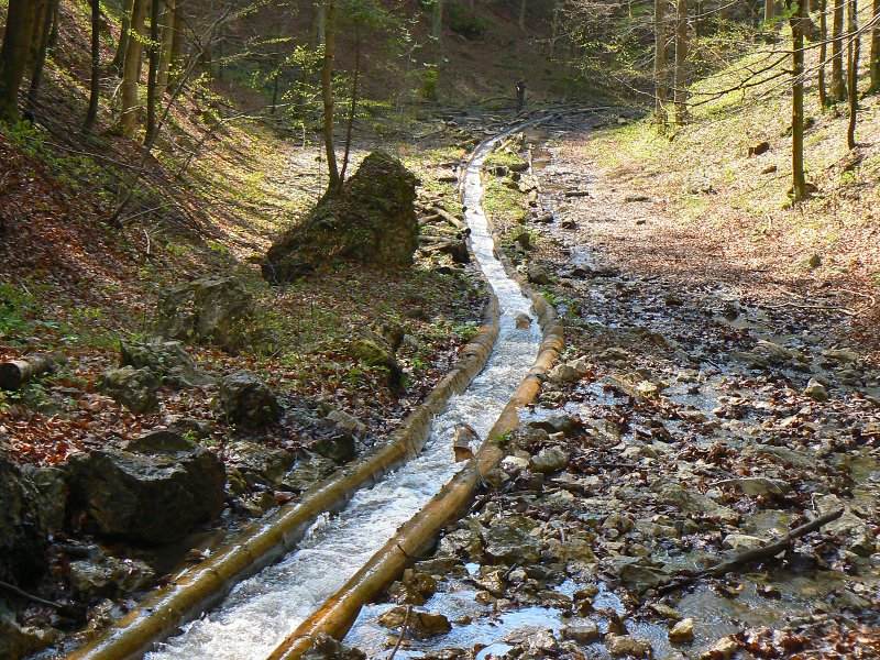 Zaujímavosť: Vodný žľab na plavenie dreva – Rakytovo (Harmanec) – foto 10