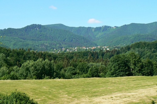 Výhľad na Králiky, Zlatú studňu a Lopúchový vrch