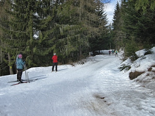 Prichádzame na Sedlo Dolný Šturec.