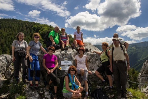 Na vrchole Belianskych skál - od roku 2016 sem vedie žltá turistická značka z Terchovej.