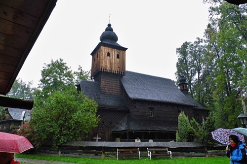 Skanzen: Drevené mestečko