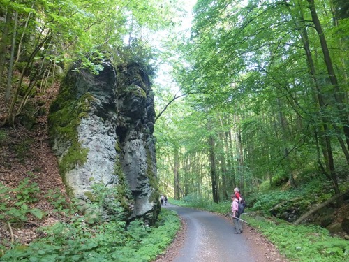 V Klenovej doline, záverečná časť túry - zostup do Ostrého Grúňa