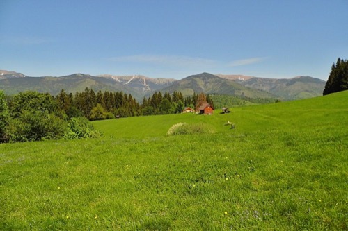 Otvoril sa nám výhľad na Nízke Tatry.