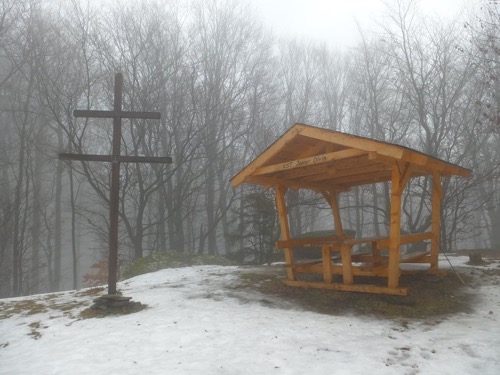 Javor (821 m n. m.) - vrchol