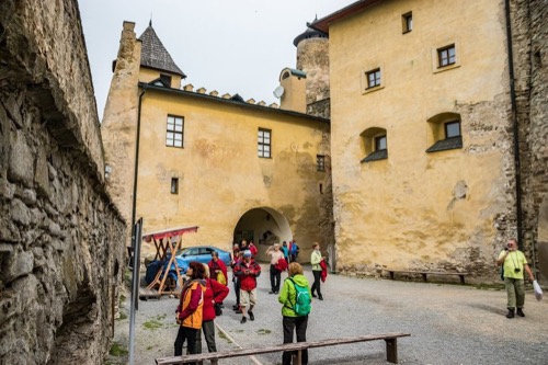Ľubovniansky hrad sme navštívili v posledný deň výletu.