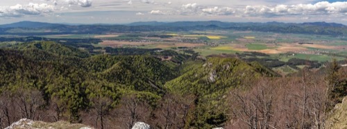 Panoramatický výhľad z Drieňku