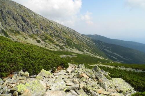 Po traverze Klinu zostupujeme do Štôlskej doliny.
