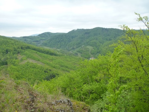 Výhľady z Hájskej skaly