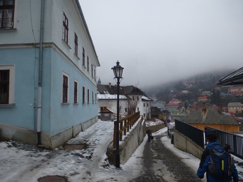 Prichádzame do cieľa túry v Banskej Štiavnici.