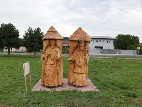 Drevené skulptúry v Kriváni