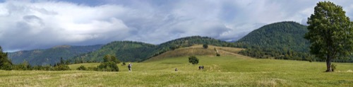 Ráztocké lazy - pohľad na sever