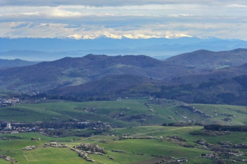 Výhľady zo Sitna - smer Nízke Tatry