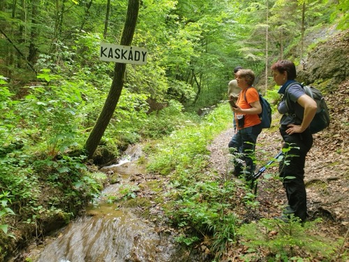Zostup z Horných Pršian do Kremničky - kaskády