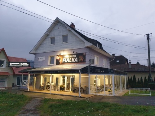 Žarnovica - kaviareň pri autobusovej stanici